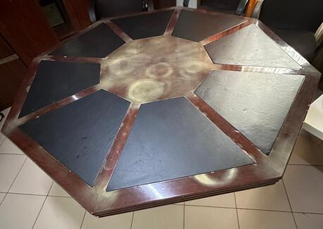 Al Malaz, Furniture, SAR 200,  Large Round Octagon Shape Conference Table Without Chairs