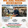 Urgently Need Kitchen Helper