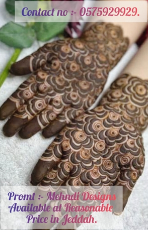 Al Rehab, Creative, Professional Mehndi Artist Available In Al Rehab Jeddah