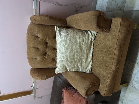 Al Sharafeyah, Household Items, SAR 350,  Bed Set With Mattress + Sofa Set For Sale &ndash; Good Condition