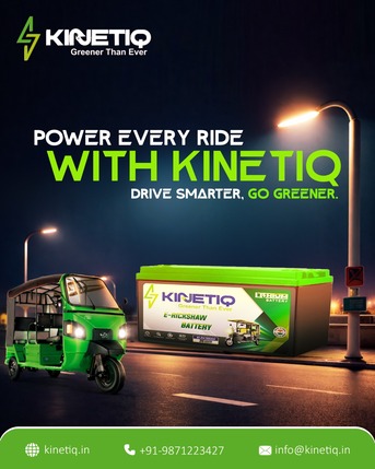 Kolkata, Heavy Equipment, INR 10000,  Kinetiq Batteries &ndash; Efficient Power For Daily Rides