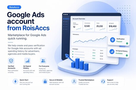 London, Software, GBP 100,  Marketplace For Google Ads Quick Running - Google Ads Account From RoisAccs