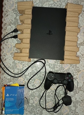 Jubail, Video Games, SAR 800,  SONY PS4 500 GB Jet Black With Two Wireless Controllers In Excellent Condition For Sale