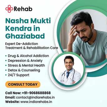 Ghaziabad, Health, Top De Addiction Centre In Ghaziabad | 24/7 Recovery Support