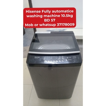 Manama, Appliances, BHD 57,  🌍Hisense Fully Automatic Washing Machine In Good Condition For Sale With Delivery