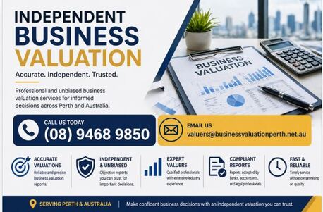Perth, Real Estate, Independent Business Valuation Services Perth Experts