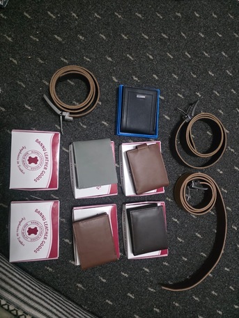 Jubail, Mobile Phones, SAR 40,  Pakistan Genuine Leather Wallet And Belt
