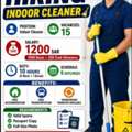 URGENT HIRING &ndash; INDOOR CLEANER
