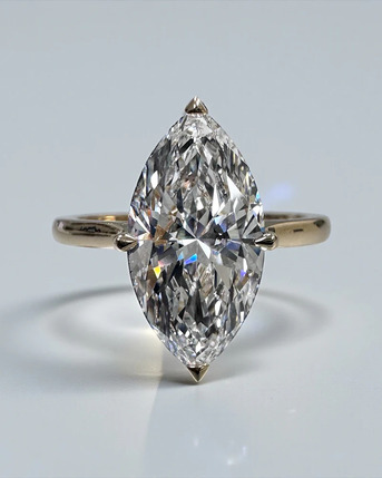 London, Jewelry, GBP 2950,  3ct Hidden Halo Solitaire Marquise Diamonds In London