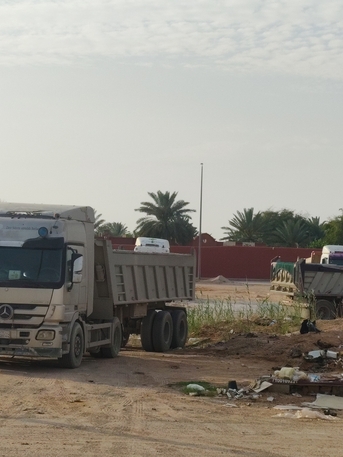 Riyadh, Cleaning, Soil Removing Asphalt Removing Through Truks
