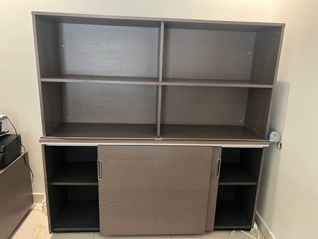 Jeddah, Furniture, SAR 1500,  مجموعة مكتبية من الخشب و الستيل من ايكيا