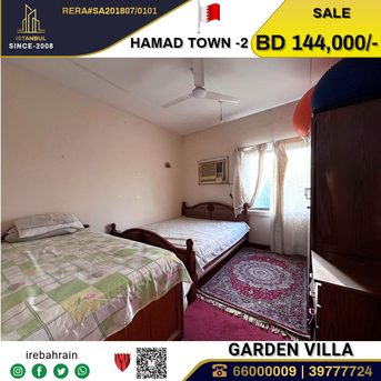 Hamad Town, Real Estate For Sale, BHD 144000,  4 BR,  Fully Furnished Garden Villa For Sale In Hamad Town - R-Abt-1