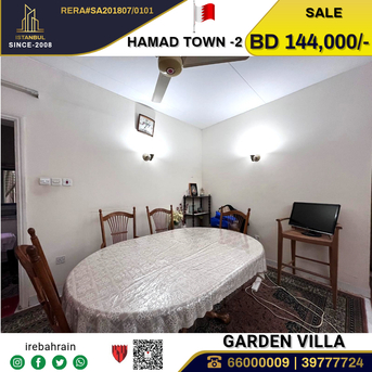 Hamad Town, Real Estate For Sale, BHD 144000,  4 BR,  Fully Furnished Garden Villa For Sale In Hamad Town - R-Abt-1
