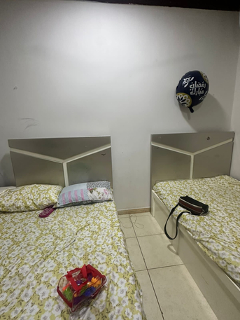 Dammam, Furniture, SAR 700,  Urgent Sale - 2 Kids Bed, 2 Side Table, 1 Dressing Table, A 6 Door Wardrobe,Good Condition