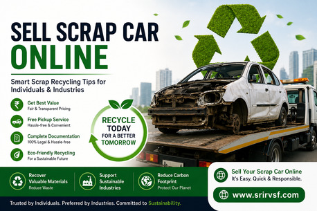 Mumbai, Construction, Sell Scrap Car Online &ndash; Smart Scrap Recycling Tips For Individuals & Industries | Sri RVSF