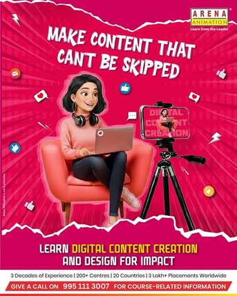 Hyderabad, Lessons Offered, Arena Animation Hyderabad &mdash; 30 Years Of Shaping Creative Careers