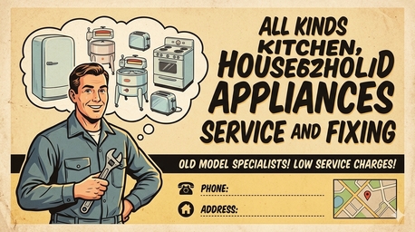 Manama, Appliance Repair, Vaccum Machine,stand Fan, Kichen Grinder