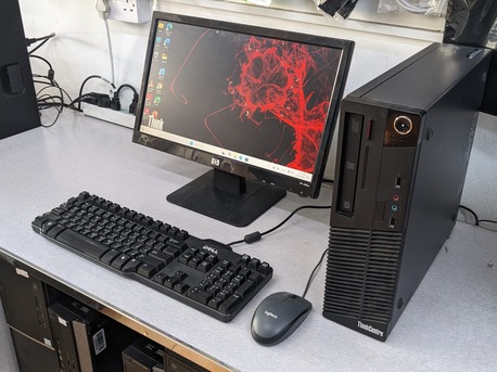 Manama, Tablet Computers, BHD 58,  Lenovo Core I7 PC 8GB RAM 120GB SSD 19" Monitor Windows & Office Ready To Use