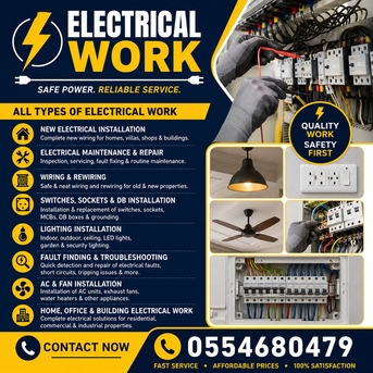 Riyadh, Appliance Repair, Electrician Work