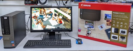 Manama, Computers, BHD 68,  Bundle Deal Offer DELL Core I5 Computer SSD Fast New WIFI Color Printer Boxpack Teams,Zoom