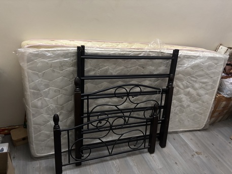 Gudaibiya, Furniture, BHD 15,  Single Bed With Matress For Sale