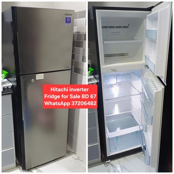 Manama, Appliances, BHD 67,  ✅️  Hitachi 330 L Inverter Fridge For Sale In Good Condition With Delivery