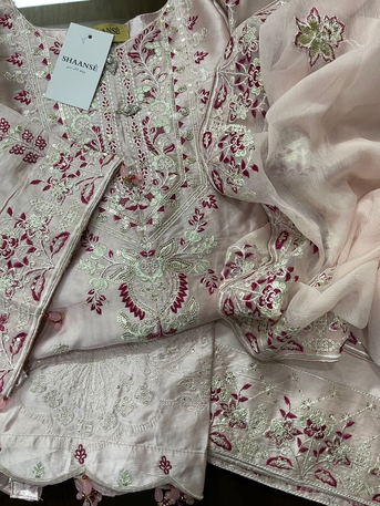 Ajman, Clothing & Accessories, AED 245,  Ready To Wear Silk Embroidered