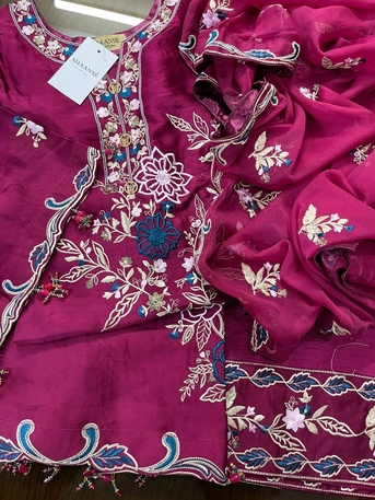 Ajman, Clothing & Accessories, AED 245,  Ready To Wear Silk Embroidered