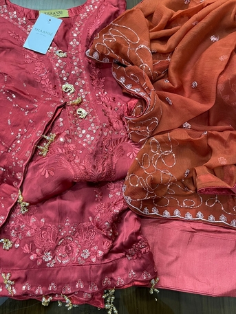 Ajman, Clothing & Accessories, AED 245,  Ready To Wear Silk Embroidered