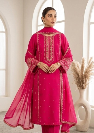 Ajman, Clothing & Accessories, AED 180,  Ready To Wear Cotton Lawn Embroidered Work
