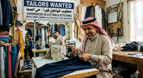 Al Safa, Jobs, Urgently Hiring: Experienced Tailors In Al Safa, Jeddah