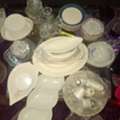 SAR 40,  Premium Glass Dining Set &ndash; Stylish Plates, Bowls & Glasses