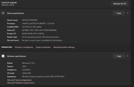 Riyadh, Computers, SAR 12000,  Alienware M18r2 I9 4th Gen (High-End Gaming Laptop)