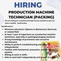 PRODUCTION MACHINE TECHNICIAN (PACKING)
