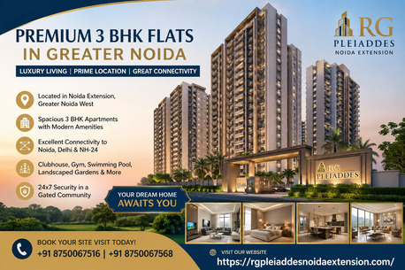 Greater Noida, Real Estate, RG Pleiaddes And Other Top 3 BHK Projects In Greater Noida