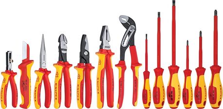 Dammam, Tools, SAR 1800,  KNIPEX Tools 9K 00 80 03 US 13 Pc Electricians Set In Pouch, 1000V