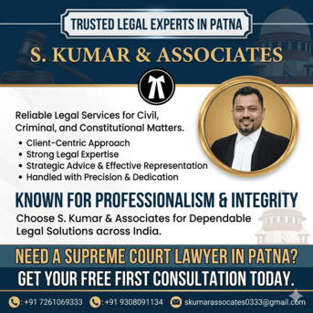 Mumbai, Legal, Leading Supreme Court Lawyer In Patna | Advocate Sunil Kumar
