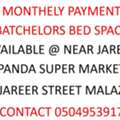 SAR 300/month,  FULLY FURNISHED BED SPACE AVAILABLE FOR BATCHELORS @ Al Malaz, Riyadh