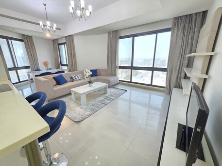 Mahooz, Apartments, Flats, Houses & Villas, BHD 350/month,  Furnished,  1 BR,  85 Sq. Meter,  Cozy | Balcony | Magnificent View | Beautiful Furniture | Semi Closed Kitchen | Family Bu