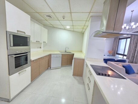 Mahooz, Apartments, Flats, Houses & Villas, BHD 350/month,  Furnished,  1 BR,  85 Sq. Meter,  Cozy | Balcony | Magnificent View | Beautiful Furniture | Semi Closed Kitchen | Family Bu