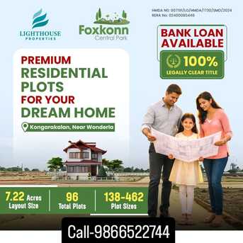 Hyderabad, Residential Plots, INR 35000,  138 Sq. Yard,  HMDA & RERA Approved Open Plots For For Sale