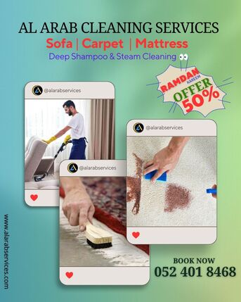 Al Barsha, Cleaning, Sofa Carpet Mattress & Curtains Shampoo Cleaning All Over The UAE