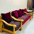SAR 250,  Classic Wooden-Frame 3-piece Sofa Set