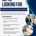 MARKETING EXECUTIVE (MALE/FEMALE)