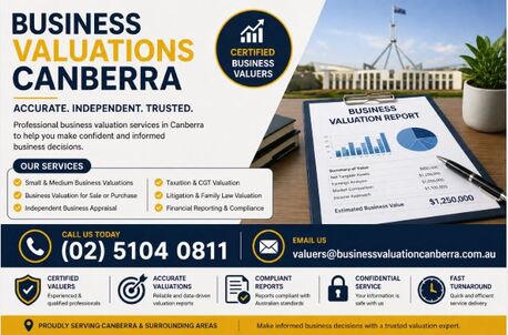Sydney, Real Estate, Business Valuations Canberra | Certified Valuers & Reports