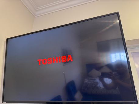 Riyadh, Electronics, SAR 400,  55" Toshiba LED TV &ndash; Large Screen, Great Condition (Non-Smart)