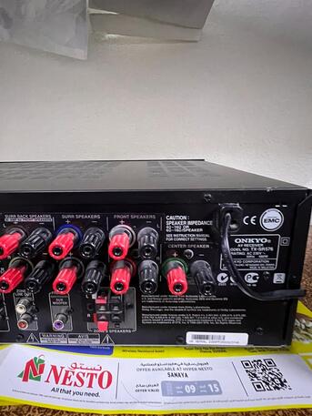 Riyadh, Home Audio, SAR 950,  Onkyo TX-SR576 7.1 Channel Receiver With Remote HDMI No Issues
