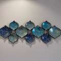 SAR 180,  Elegant Metallic Leaf Wall Decor - Home Centre