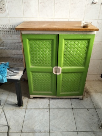 Riyadh, Household Items, SAR 02590,  Ikea Bed Mattress ( Mattress Need To Change),green Plastic Cabinet,wood Cabinet And Refrig