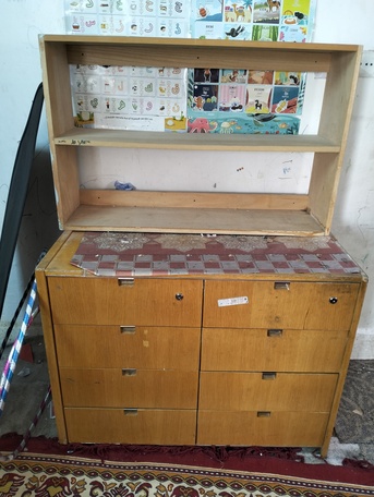 Riyadh, Household Items, SAR 02590,  Ikea Bed Mattress ( Mattress Need To Change),green Plastic Cabinet,wood Cabinet And Refrig